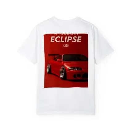 Mitsubishi Eclipse 2G Red Sports Car