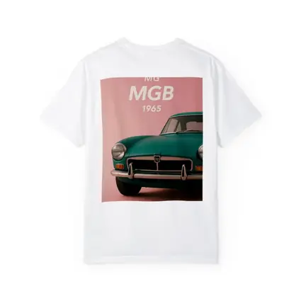 MG MGB Classic Sports Car Pink Background