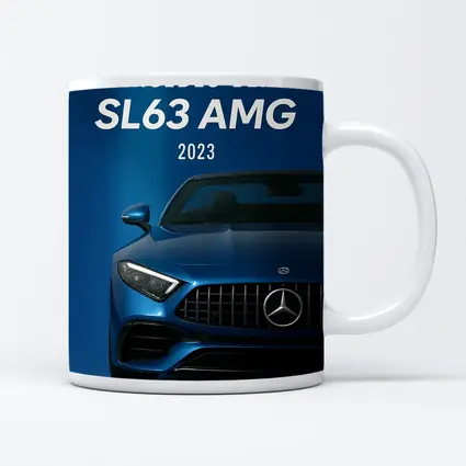 Mercedes Benz SL63 AMG Blue Front View