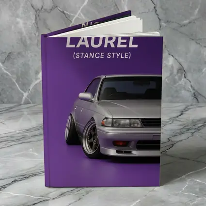 Nissan Laurel Stance Style Purple Background