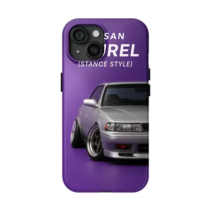 Nissan Laurel Stance Style Purple Background
