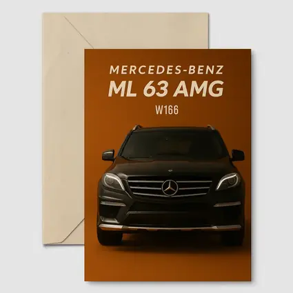 Mercedes Benz ML63 AMG W166 Dark Brown