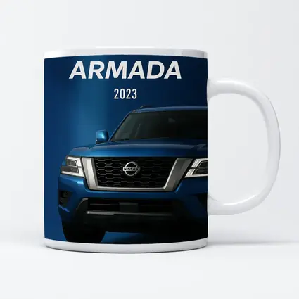 Nissan Armada SUV Blue Studio Shot