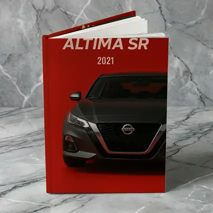 Nissan Altima SR Front View Red Background