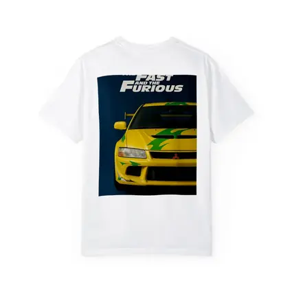 Mitsubishi Lancer Evolution Fast Furious Yellow