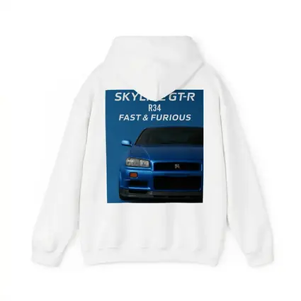Nissan Skyline GT-R R34 Blue Wall Art