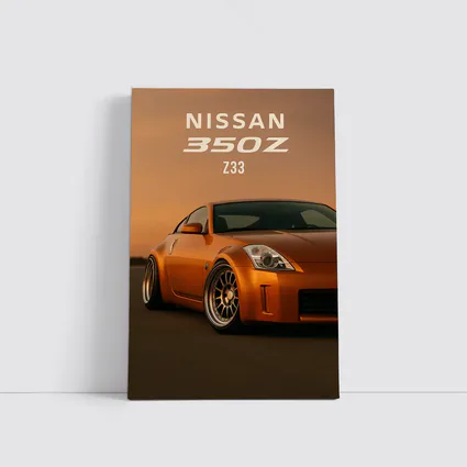 Nissan 350Z Z33 Orange Sunset Sky