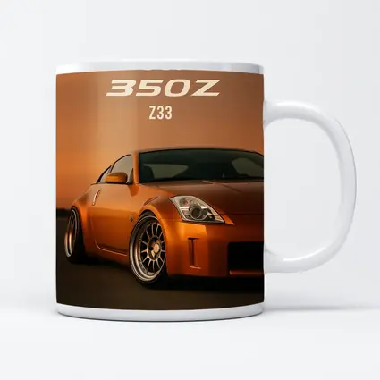 Nissan 350Z Z33 Orange Sunset Sky