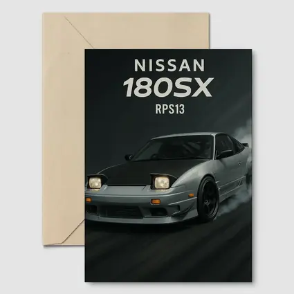 Nissan 180SX RPS13 Drifting Dark Smoke