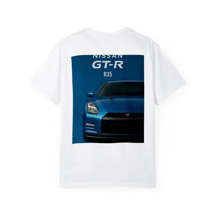 Nissan GT-R R35 Front View Blue