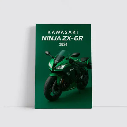 Kawasaki Ninja ZX-6R Green Sport Bike