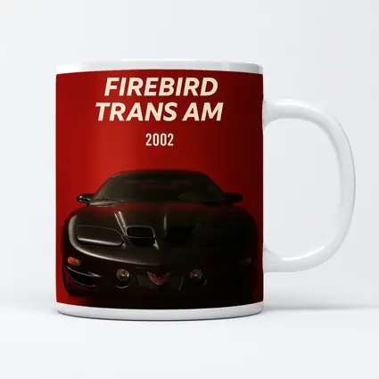 Pontiac Firebird Trans Am Red Background Art