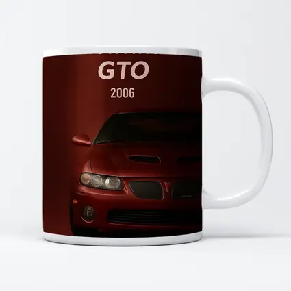 Pontiac GTO 2006 Deep Red Background
