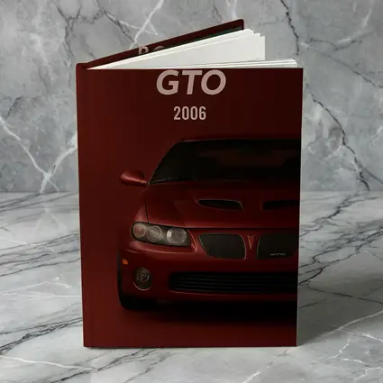 Pontiac GTO 2006 Deep Red Background
