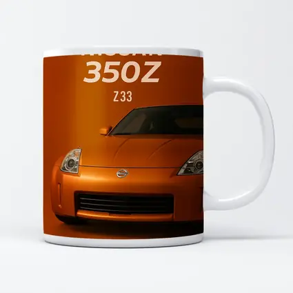 Nissan 350Z Z33 Orange Studio Art