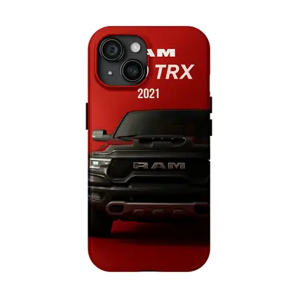 Ram 1500 TRX Truck Bold Red Background