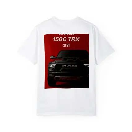 Ram 1500 TRX Truck Bold Red Background