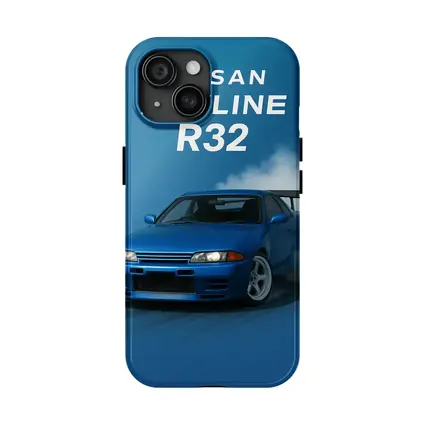 Nissan Skyline R32 Blue Drift Smoke