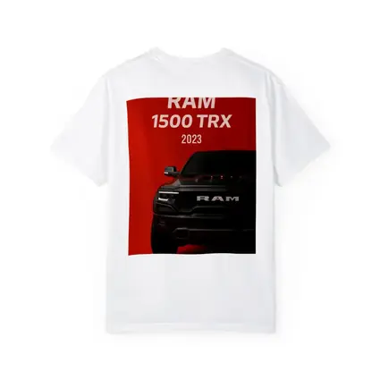 Ram 1500 TRX Truck Red Background