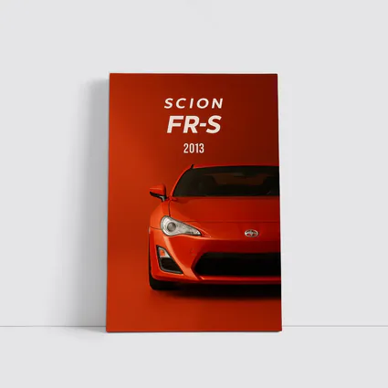 Scion FR-S 2013 Orange Sports Car