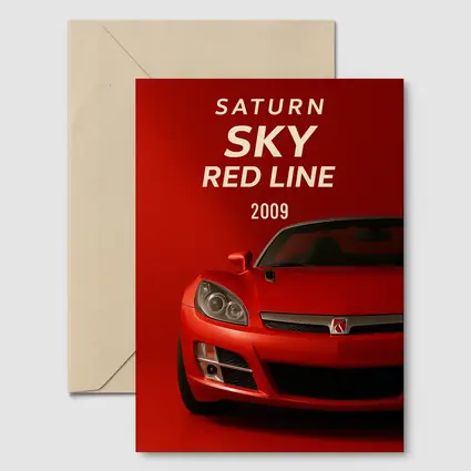 2009 Saturn Sky Red Line Sports Car