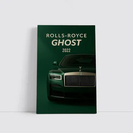 Rolls Royce Ghost Deep Green Front View