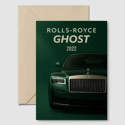 Rolls Royce Ghost Deep Green Front View