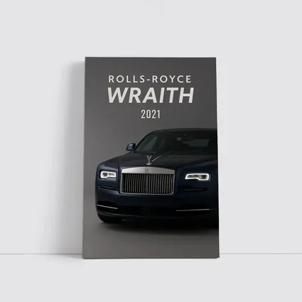 Rolls Royce Wraith Dark Blue Studio Shot