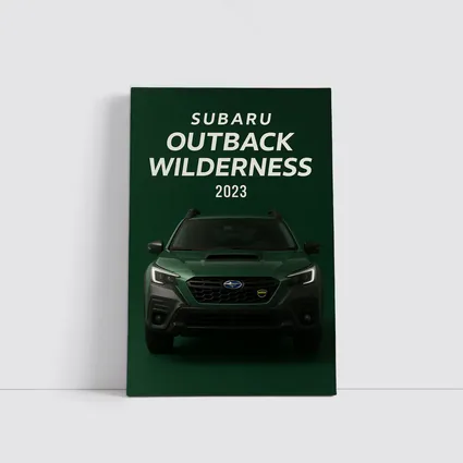 2023 Subaru Outback Wilderness Green Front View