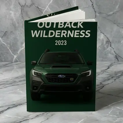 2023 Subaru Outback Wilderness Green Front View
