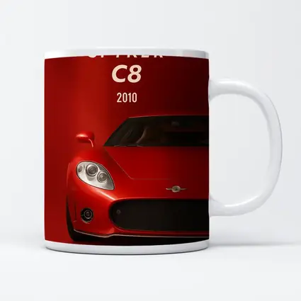 Spyker C8 2010 Red Supercar Front View