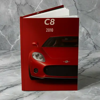 Spyker C8 2010 Red Supercar Front View