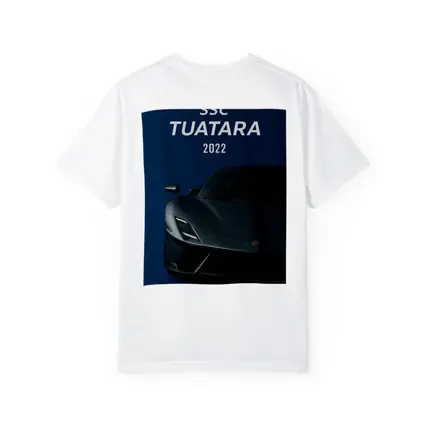SSC Tuatara Supercar Dark Blue Background