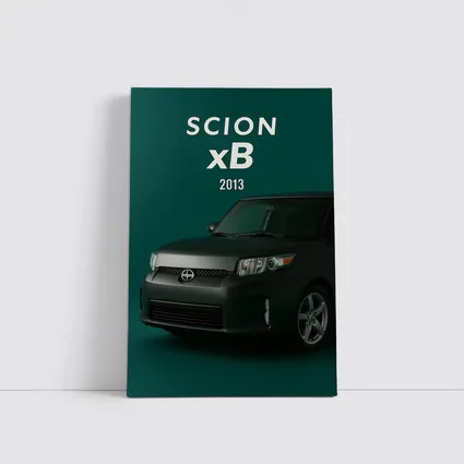 Scion xB 2013 Dark Teal Background