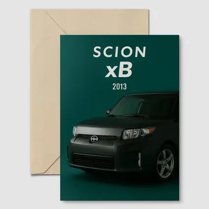 Scion xB 2013 Dark Teal Background