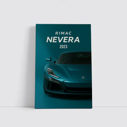 Rimac Nevera Electric Hypercar Teal Studio