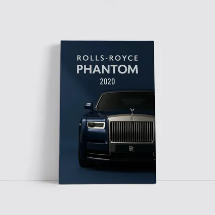 Rolls Royce Phantom Dark Blue Front View