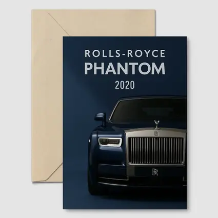 Rolls Royce Phantom Dark Blue Front View