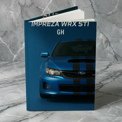Subaru Impreza WRX STI Blue Front View