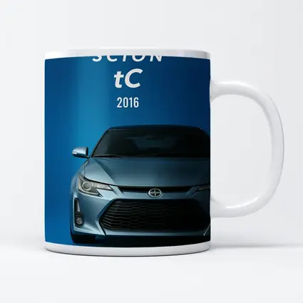 Scion tC 2016 Blue Studio Front View