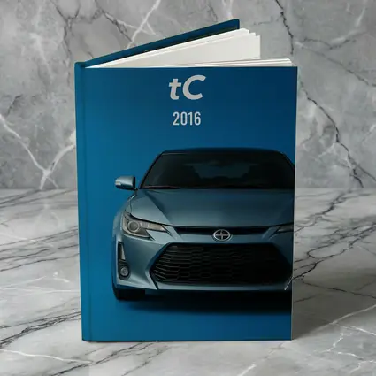 Scion tC 2016 Blue Studio Front View