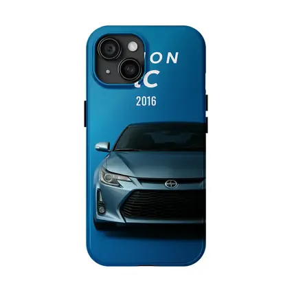 Scion tC 2016 Blue Studio Front View