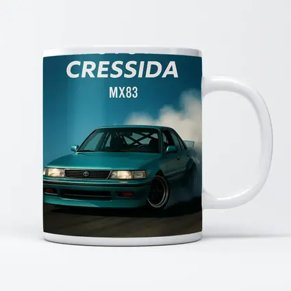 Toyota Cressida MX83 Drifting Smoke Blue