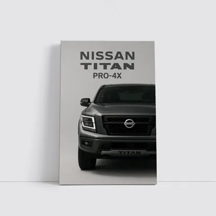 Nissan Titan Pro-4X Truck Gray Studio