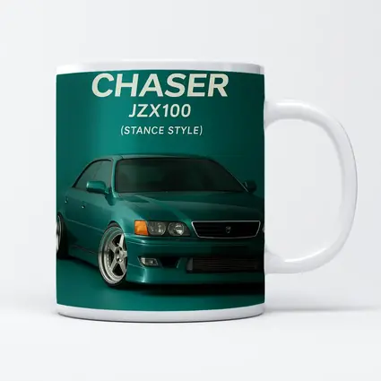 Toyota Chaser JZX100 Stance Style Teal