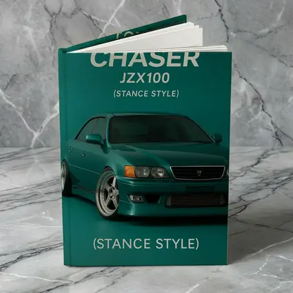 Toyota Chaser JZX100 Stance Style Teal