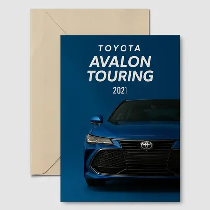 2021 Toyota Avalon Touring Blue Front View