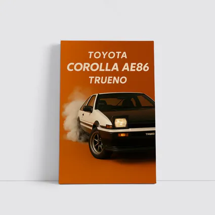 Toyota Corolla AE86 Trueno Burning Orange