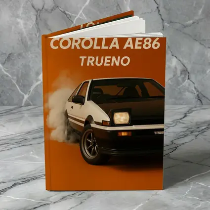 Toyota Corolla AE86 Trueno Burning Orange