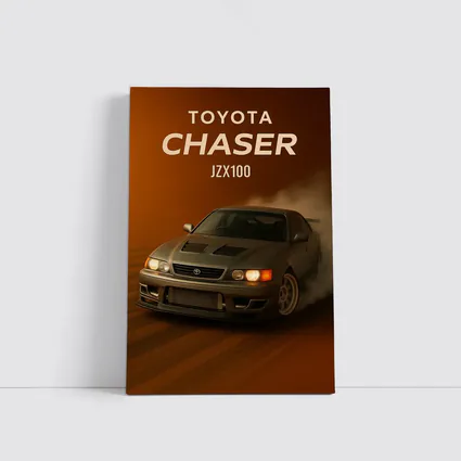 Toyota Chaser JZX100 Drifting Orange Smoke